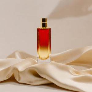 Fondant parfumé Rubis aux notes riches et gourmandes de safran, jasmin, fleur d'oranger et caramel